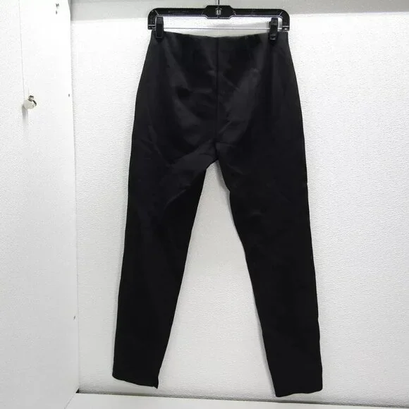NEW THEORY Womens Fitted Jersey Skinny Pants Size M Black